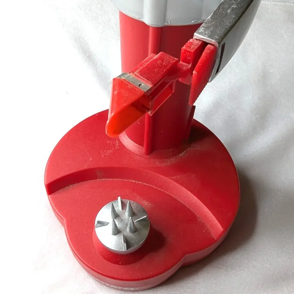 Rotato Potato Vegetable Peeler with Blades Excellent Condition Red Manual Style